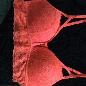 Pink Bralette Neon Orange Size M